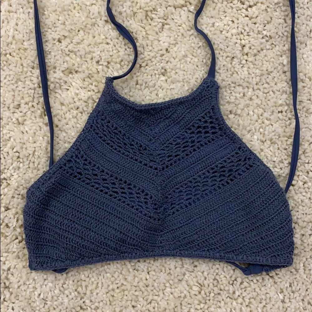 Target halter bikini top